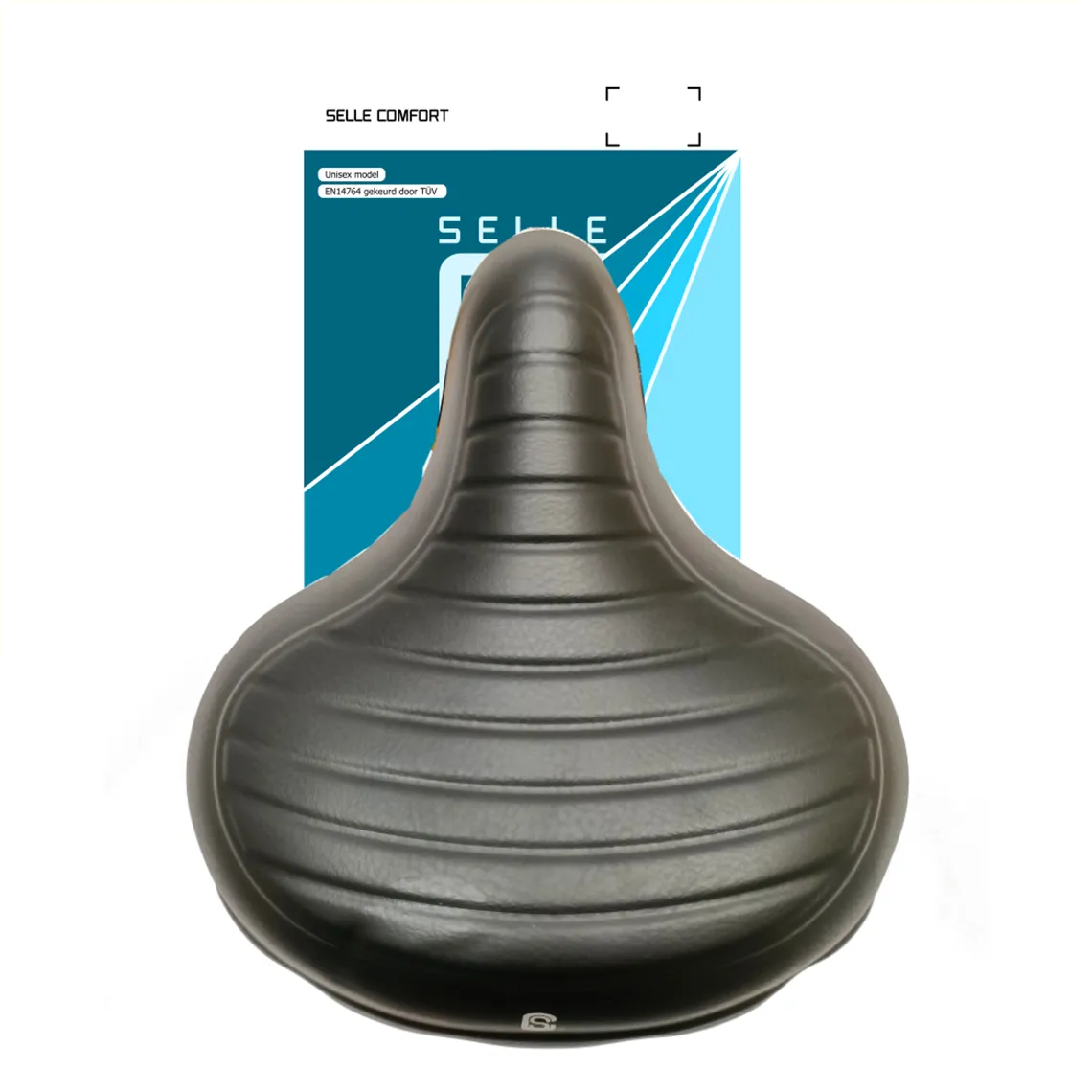 Comfort Zadel Wave – Zwart