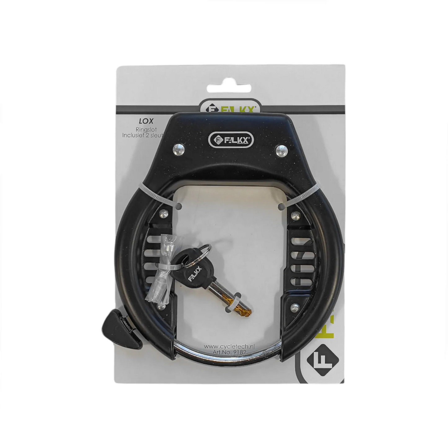 FALKX Lox Ringslot – Zwart