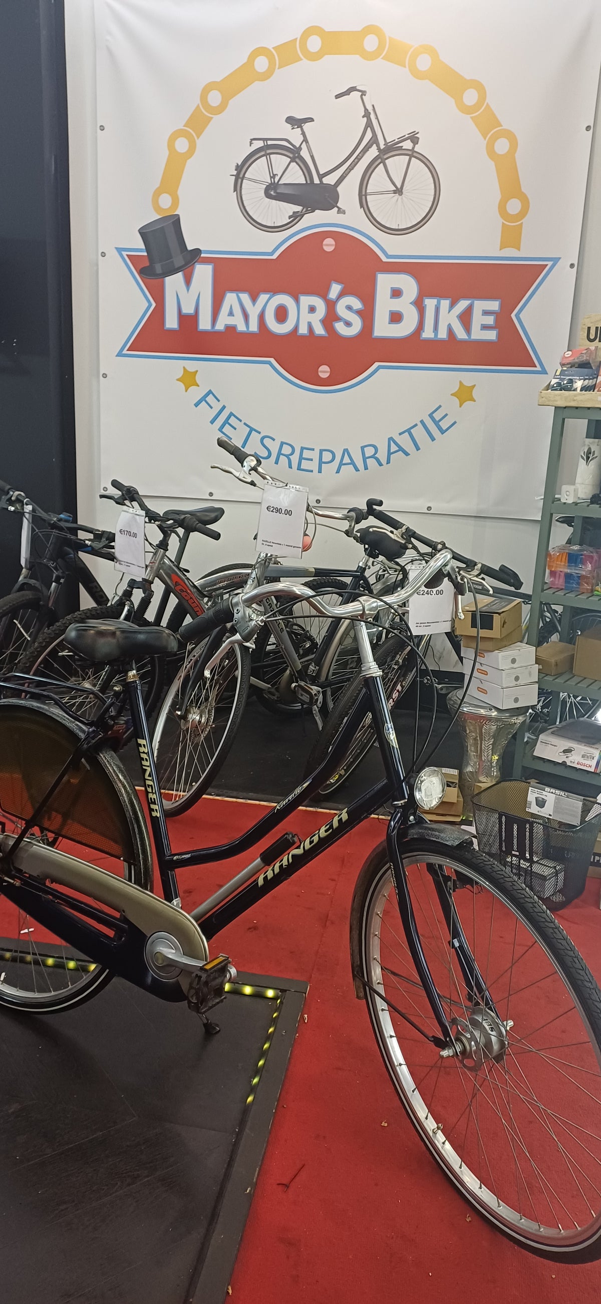 RANGER Damesfiets + 1 maand garantie, 56, 3 speed