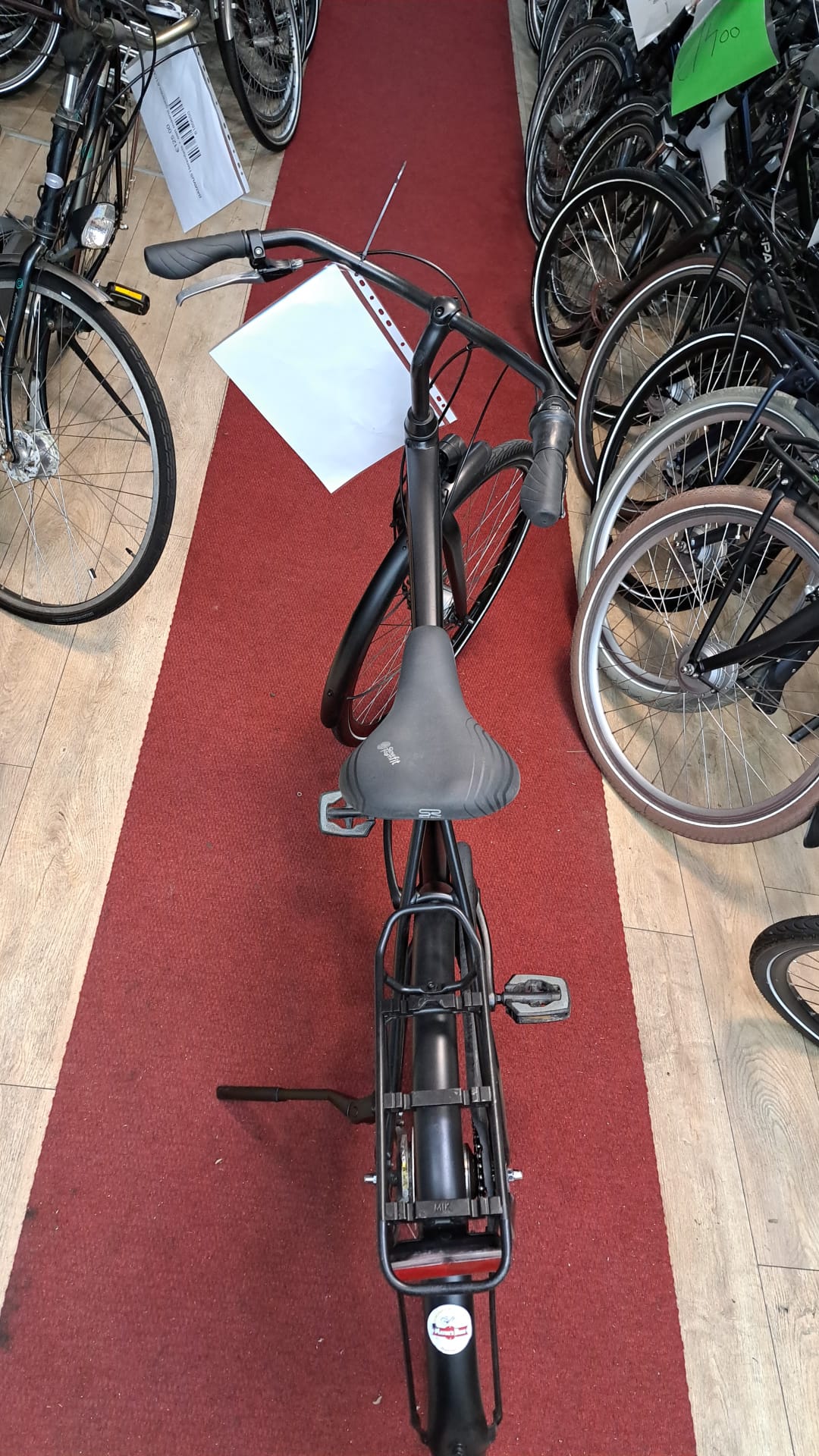 BLACK Herenfiets + een maand garantie,56CM