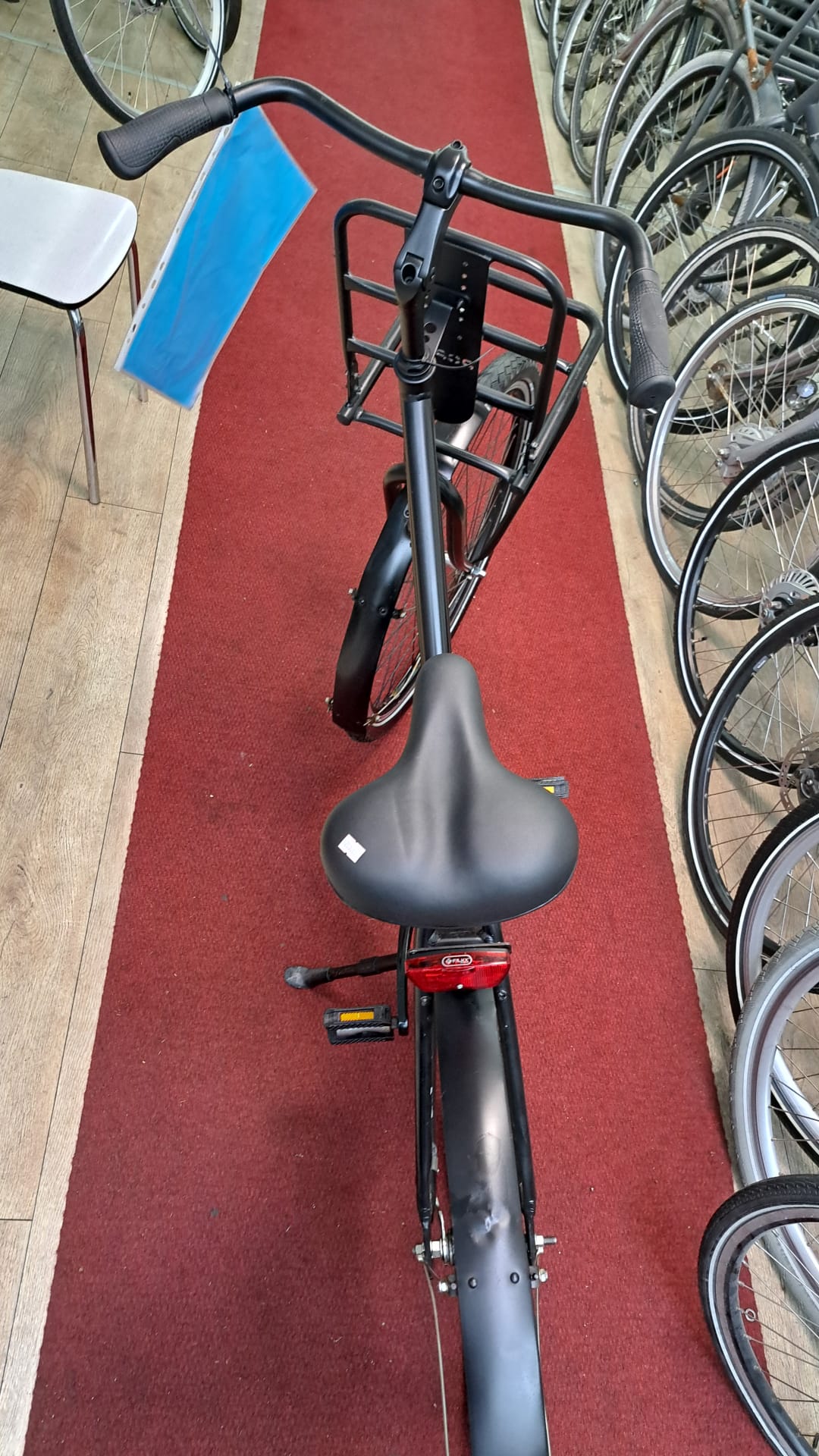 BLACK Omafiets + een maand garantie,54CM