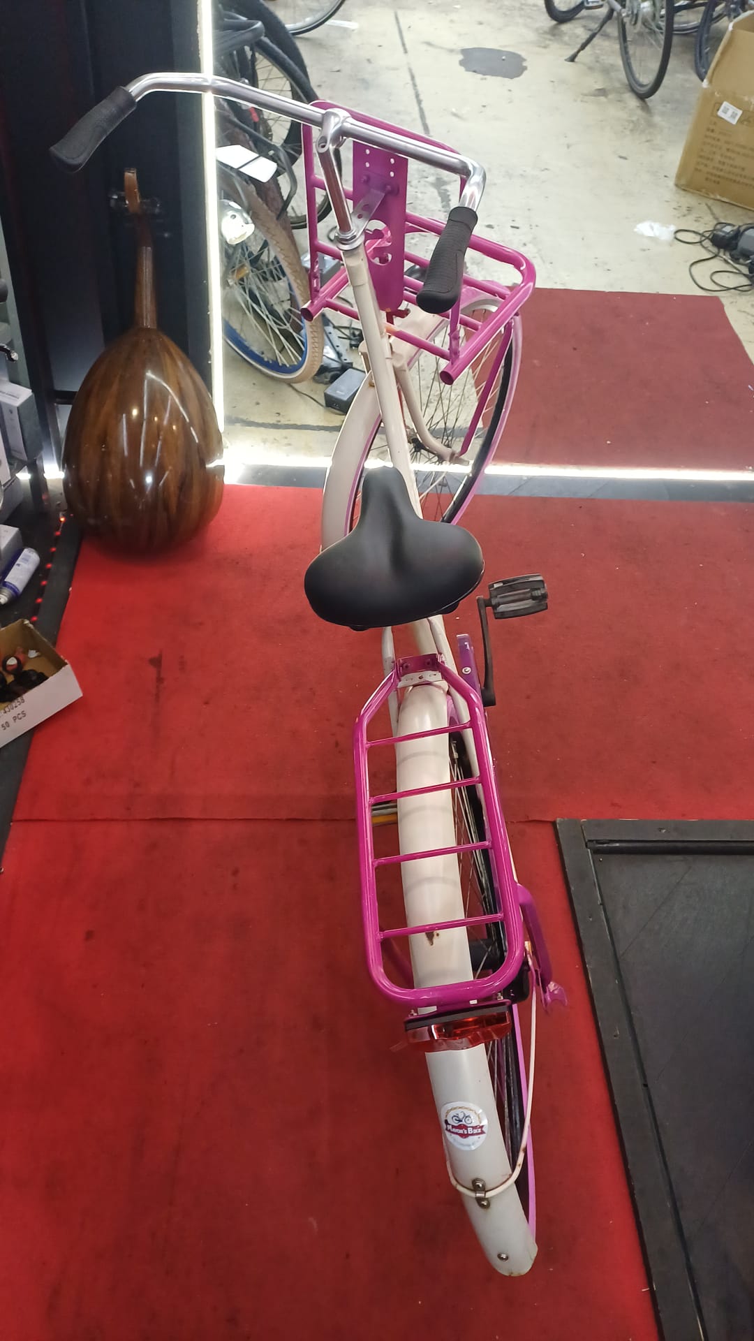 SPIRIT dames fiets met een mand garantie 53 cm
