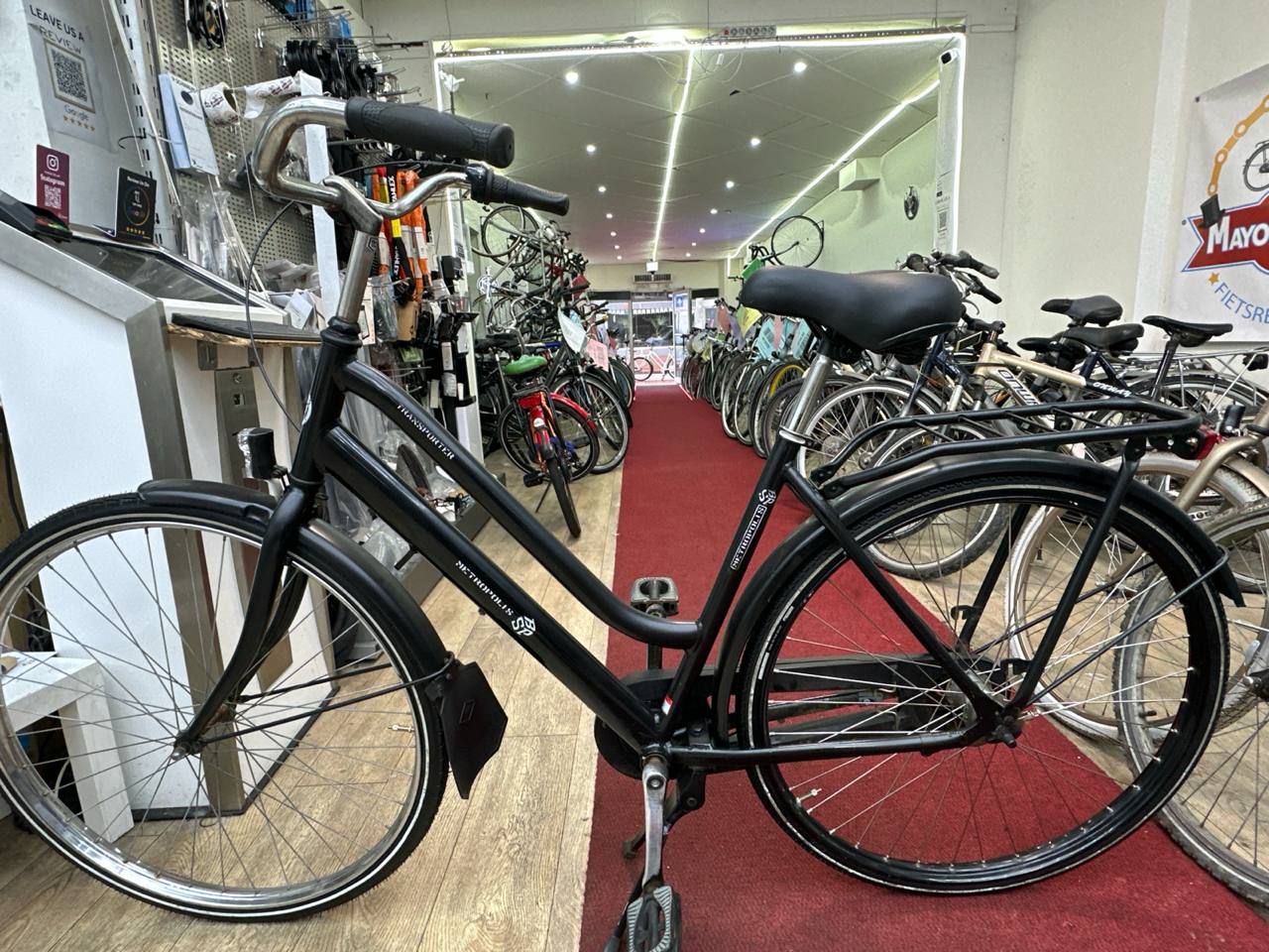 SPA METROPOLIS Damesfiets + 1 maand garantie, 52 cm, 3 speed