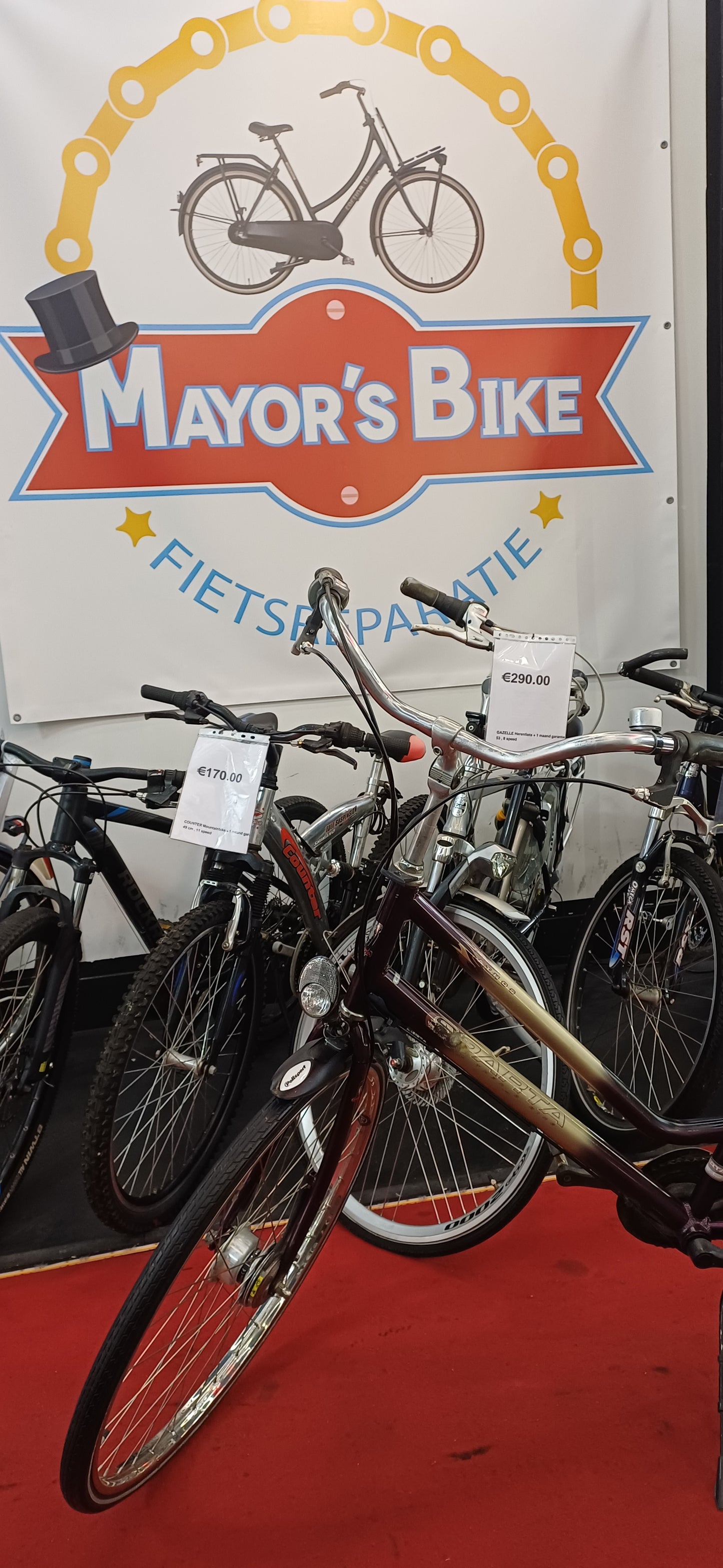 SPARTA Damesfiets + 1 maand garantie, 63, 7 speed