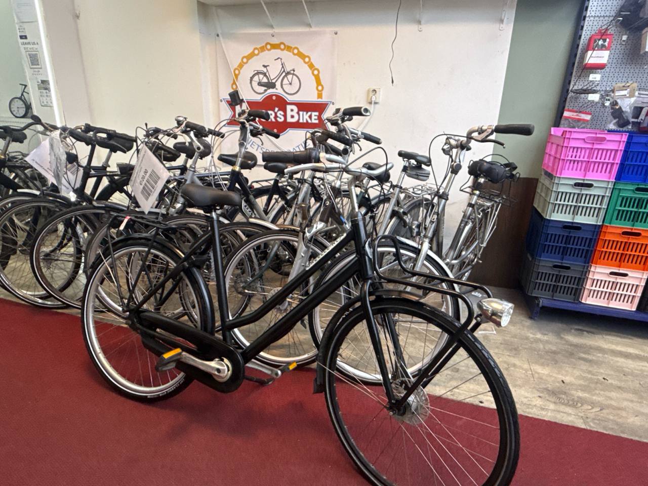 GAZELLE Damesfiets + 1 maand garantie, 57 cm, 3 speed