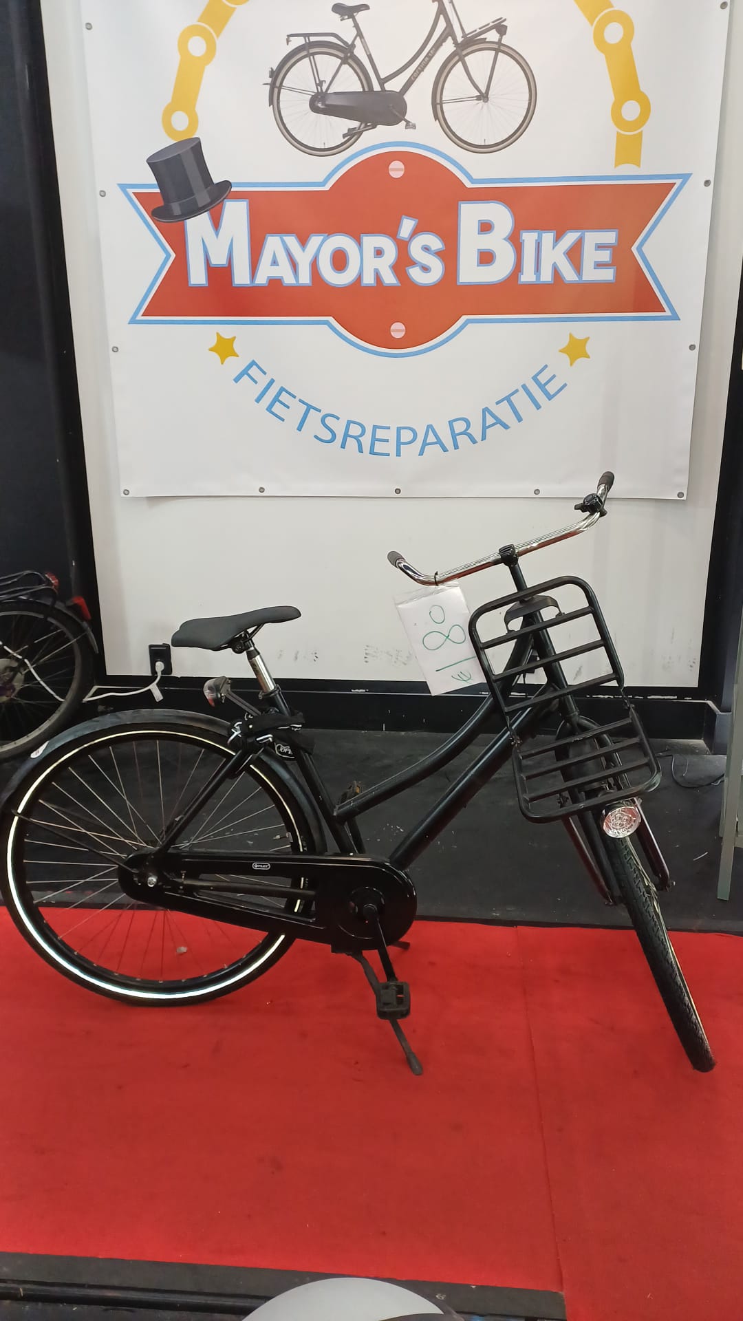 OMA dames fiets padel brake en double lock with one month garantic 54 cm