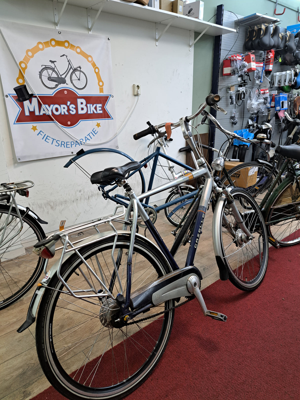 GAZELLE Herenfiets + 1 maand garantie, 59, 8 speed