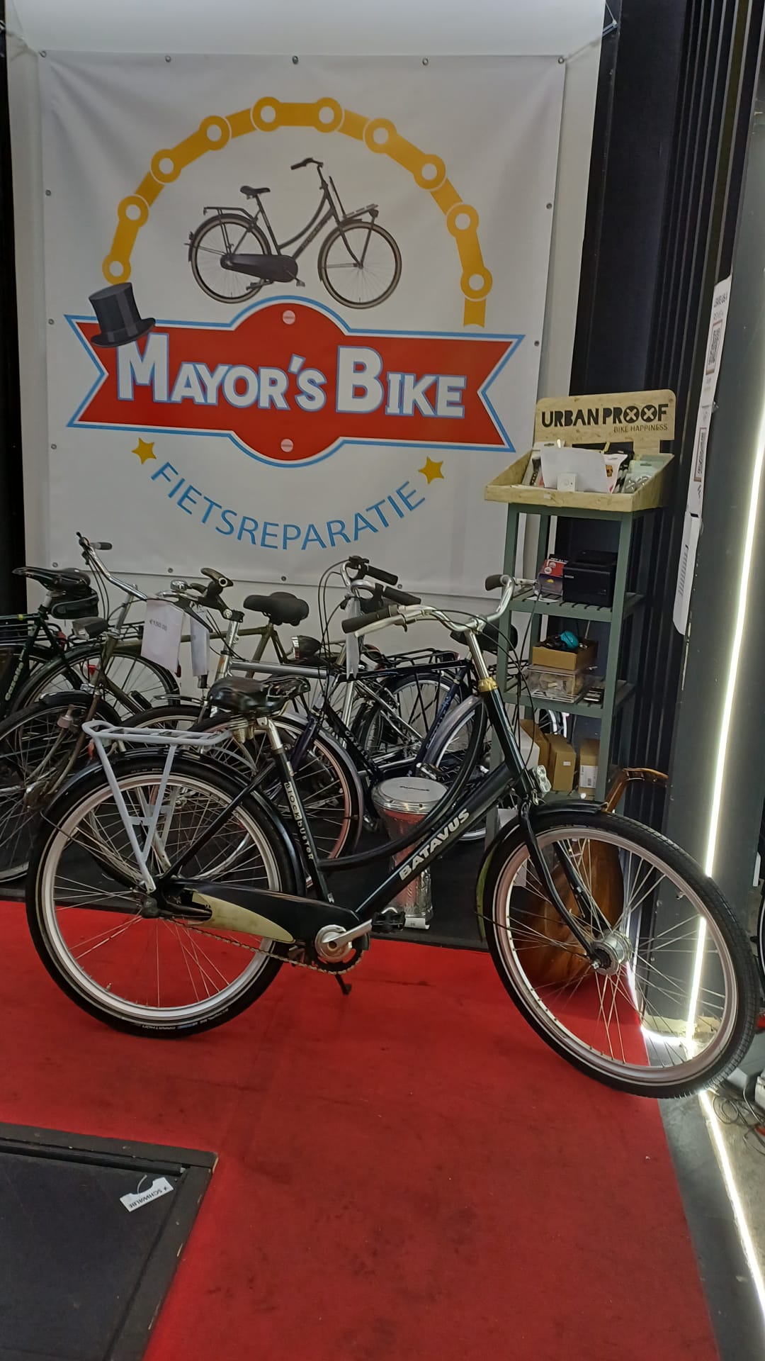 BATAVUS dames fiets 3 versnelling met een mand garantie 54 cm