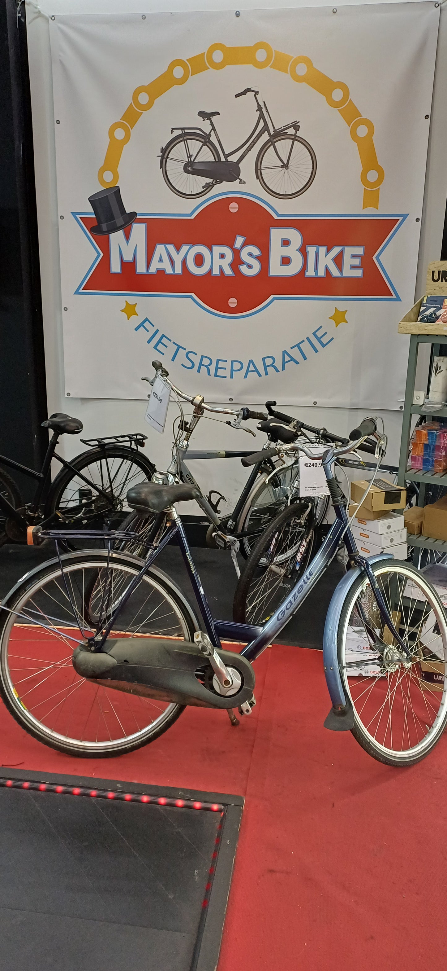 GAZELLE Damesfiets + 1 maand garantie, 57 cm, 7 speed