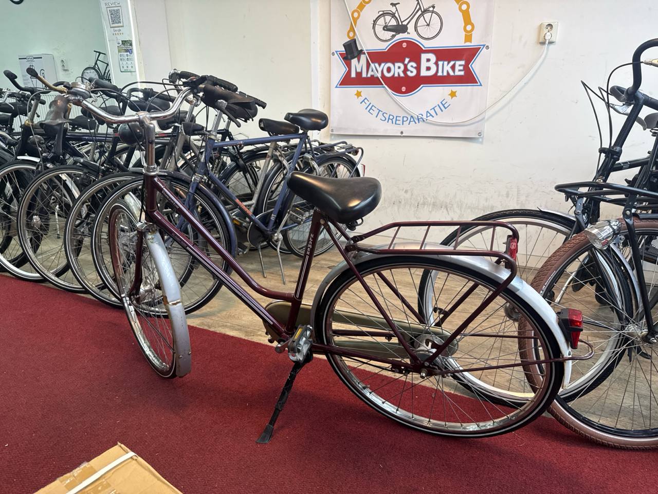 Klamer Damesfiets + 1 maand garantie, 44 cm, 3 speed