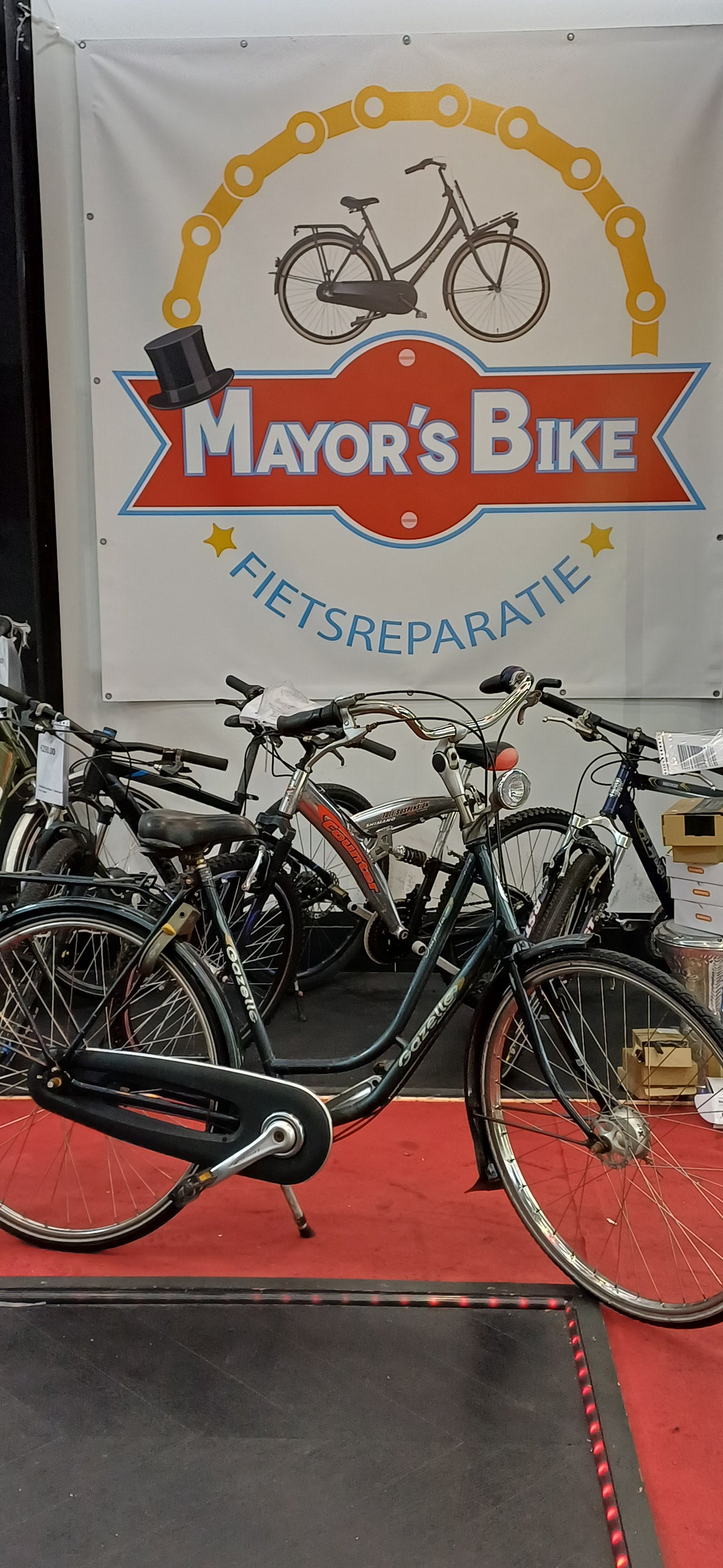 GAZELLE Damesfiets + 1 maand garantie, 55, 4 speed