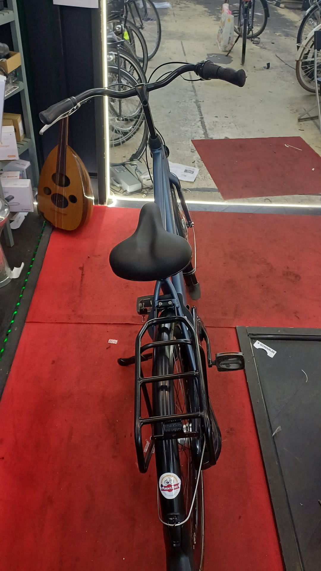 GAZELLE herenfiets 7 versnelling met eem mand garantie 49cm