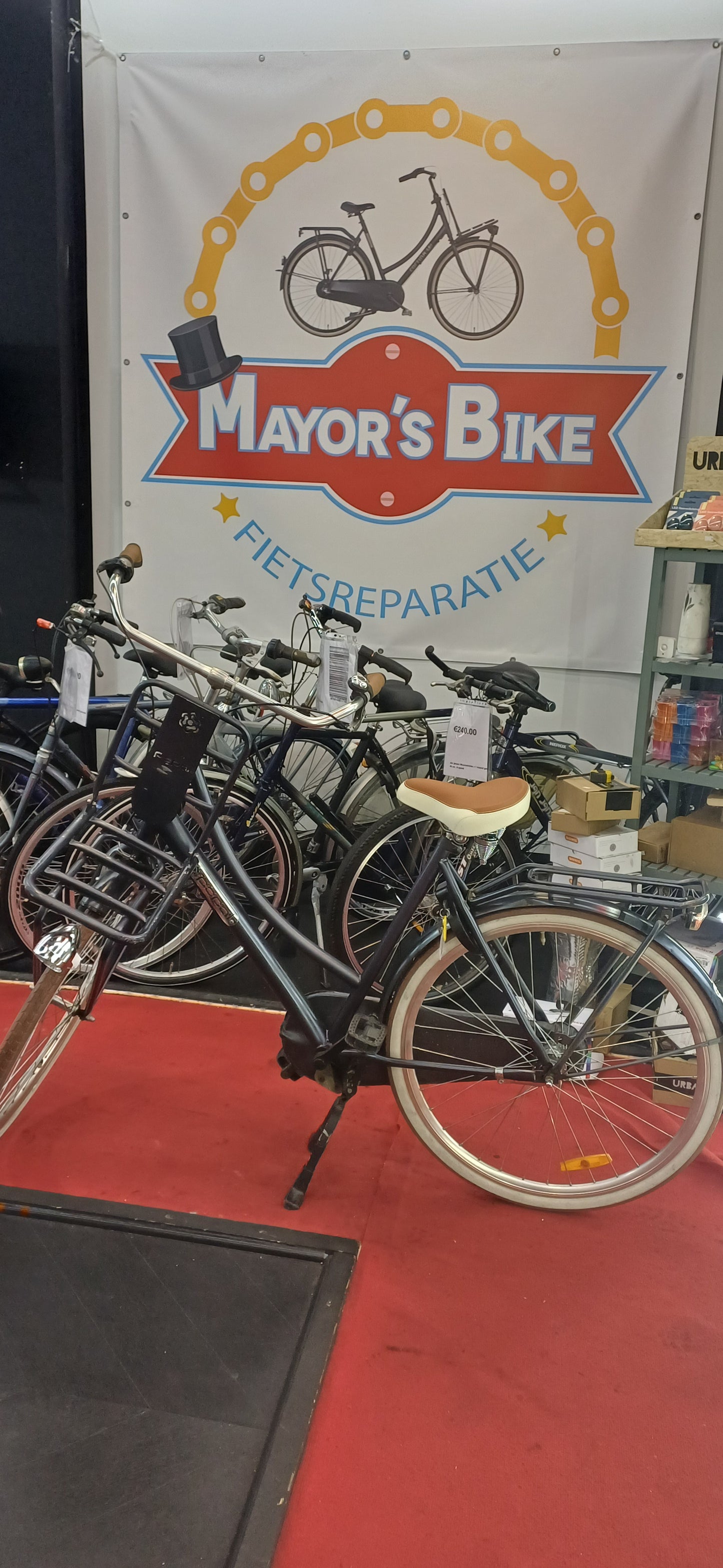 POPAL Omafiets + 1 maand garantie, 57 cm, 3 speed
