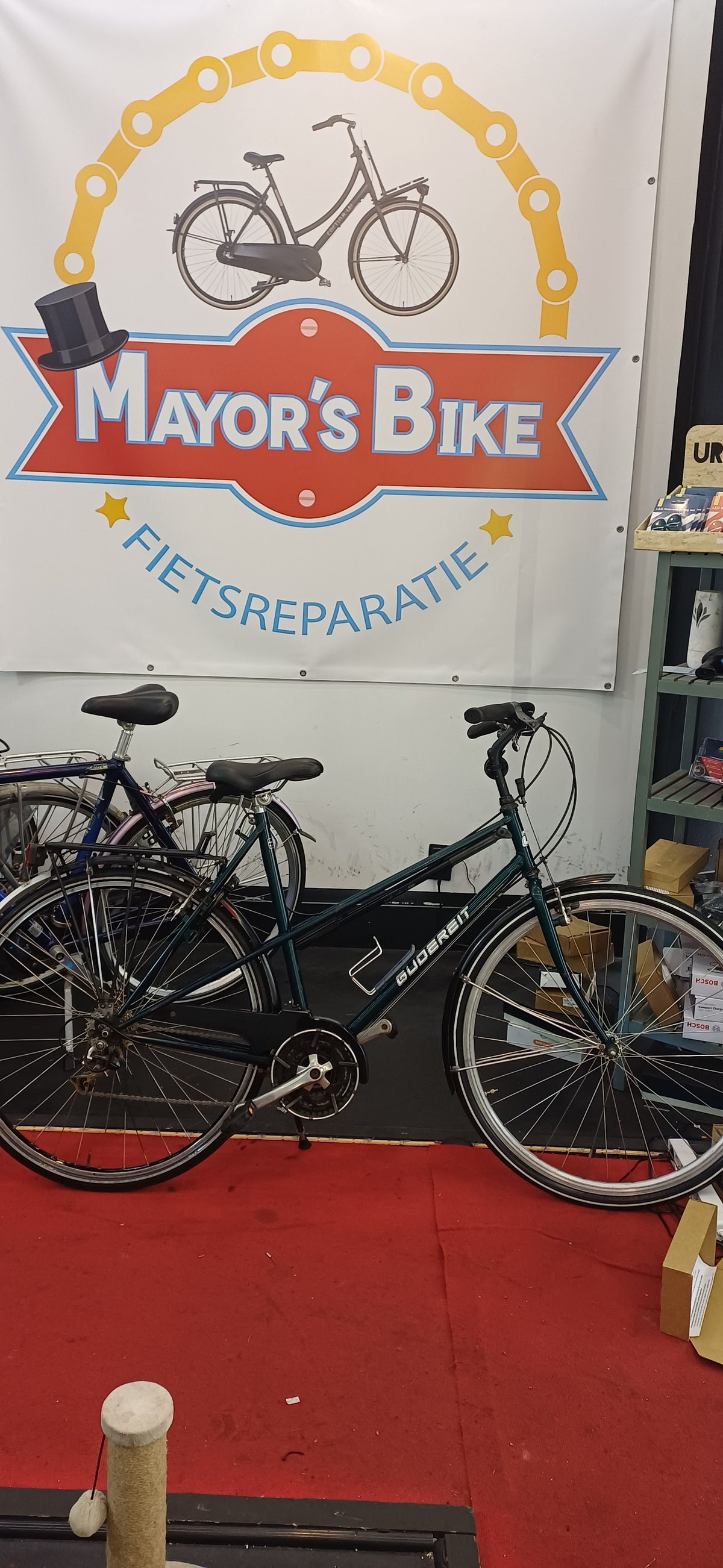 GUOERTEIT Damesfiets + 1 maand garantie, 57 cm, 7 speed