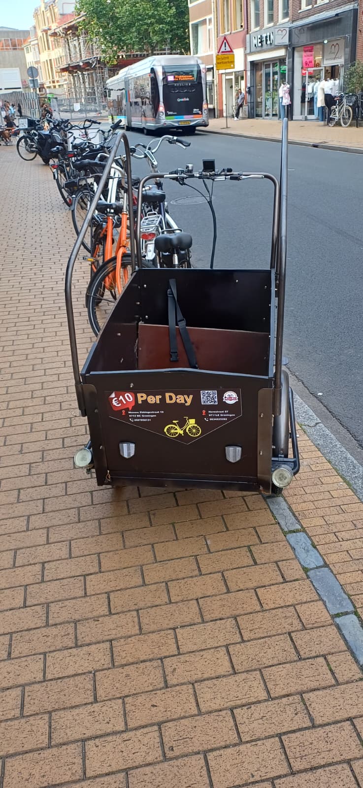 E-Bakfiets VOUGE 7 versnelling met een mand garantie