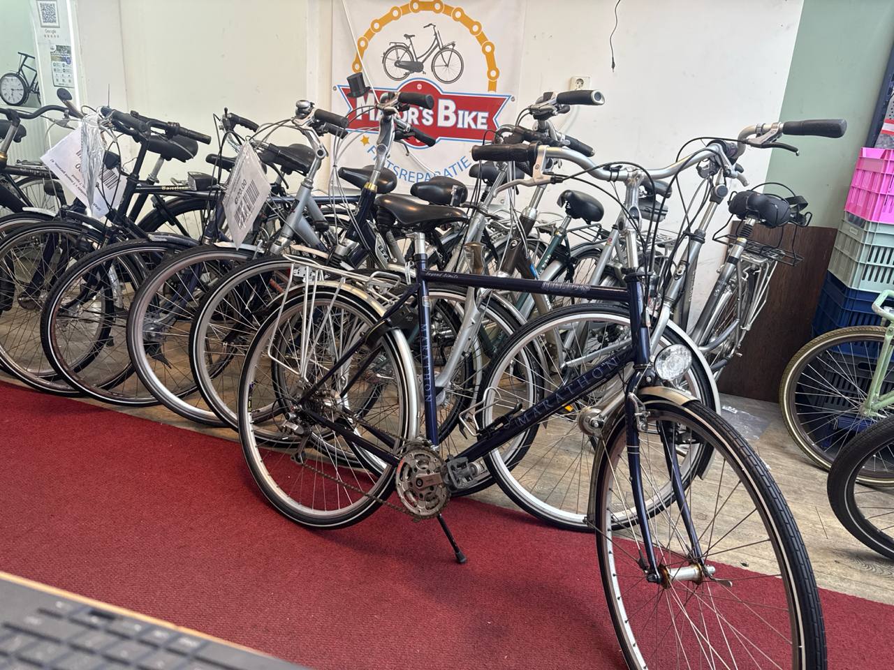 MARATHON Herenfiets + 1 maand garantie, 57 cm, 7 speed