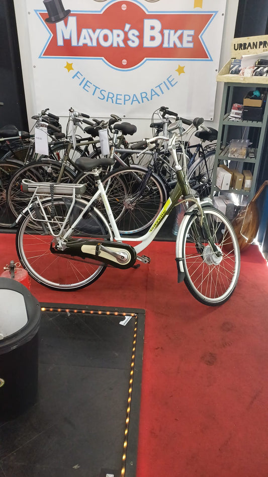 E-bike GAZELLE dames fiets 7 versnelling met een mand garantie 54 cm