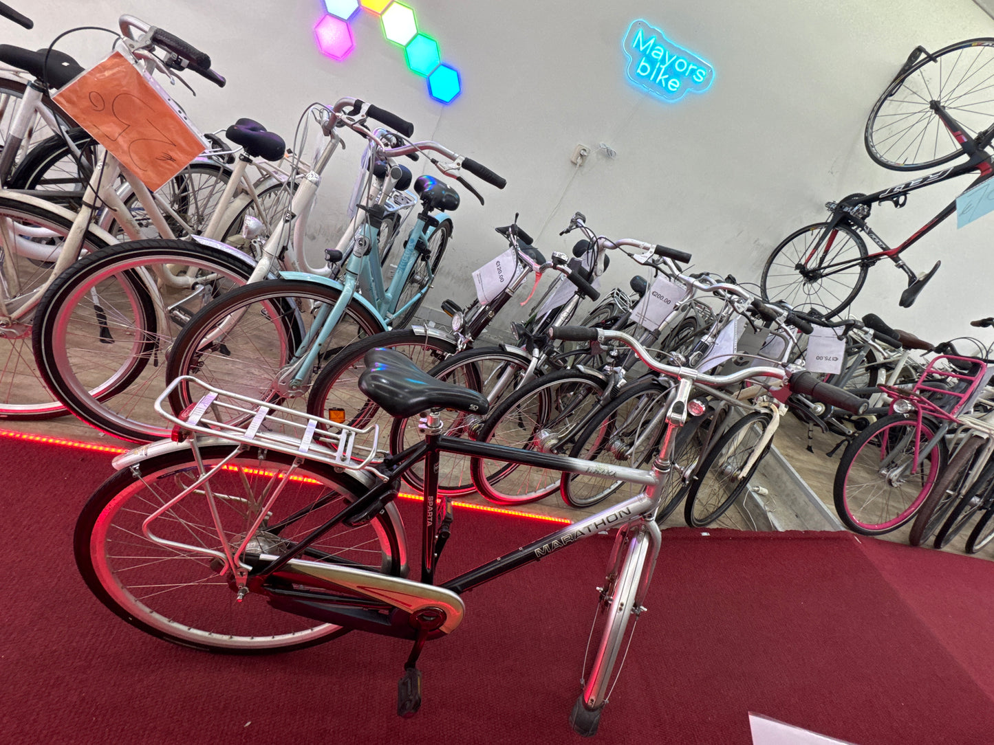 MARATHON Herenfiets + 1 maand garantie, 57 cm, 7 speed