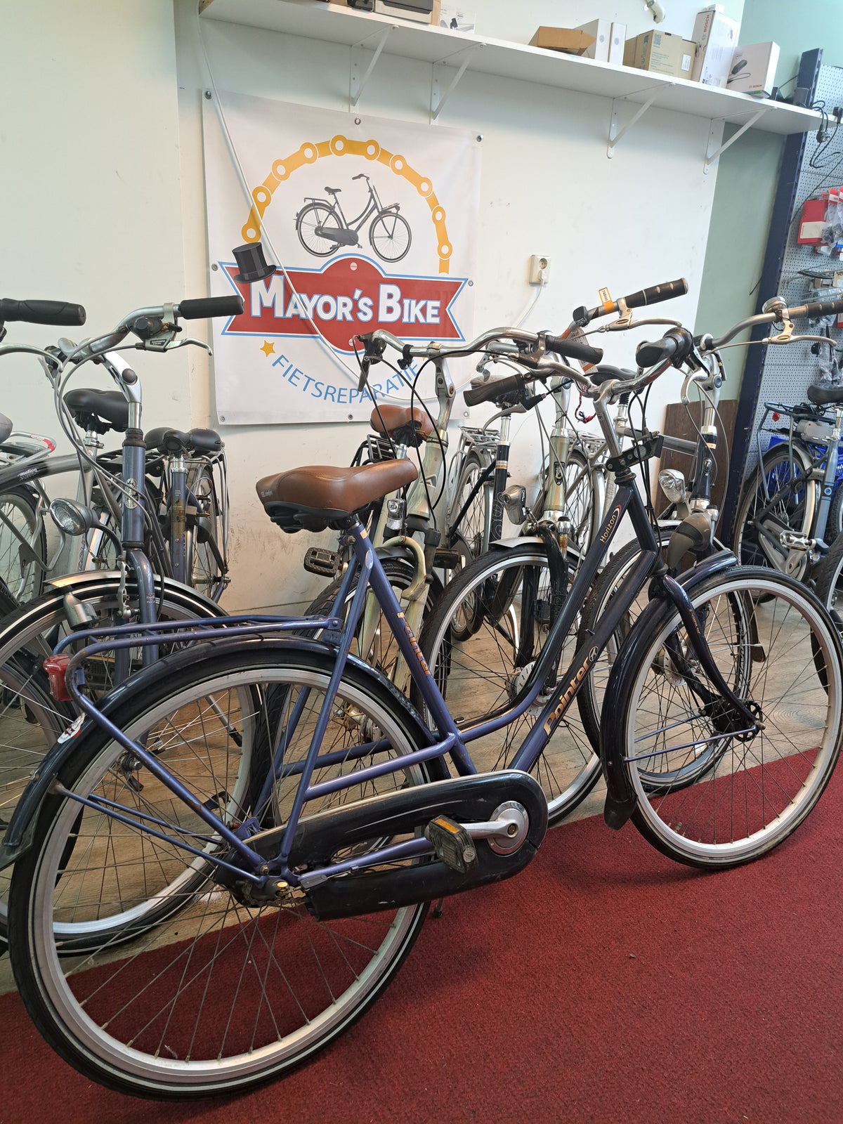 POINTER Damesfiets + 1 maand garantie, 61 cm, 3 speed