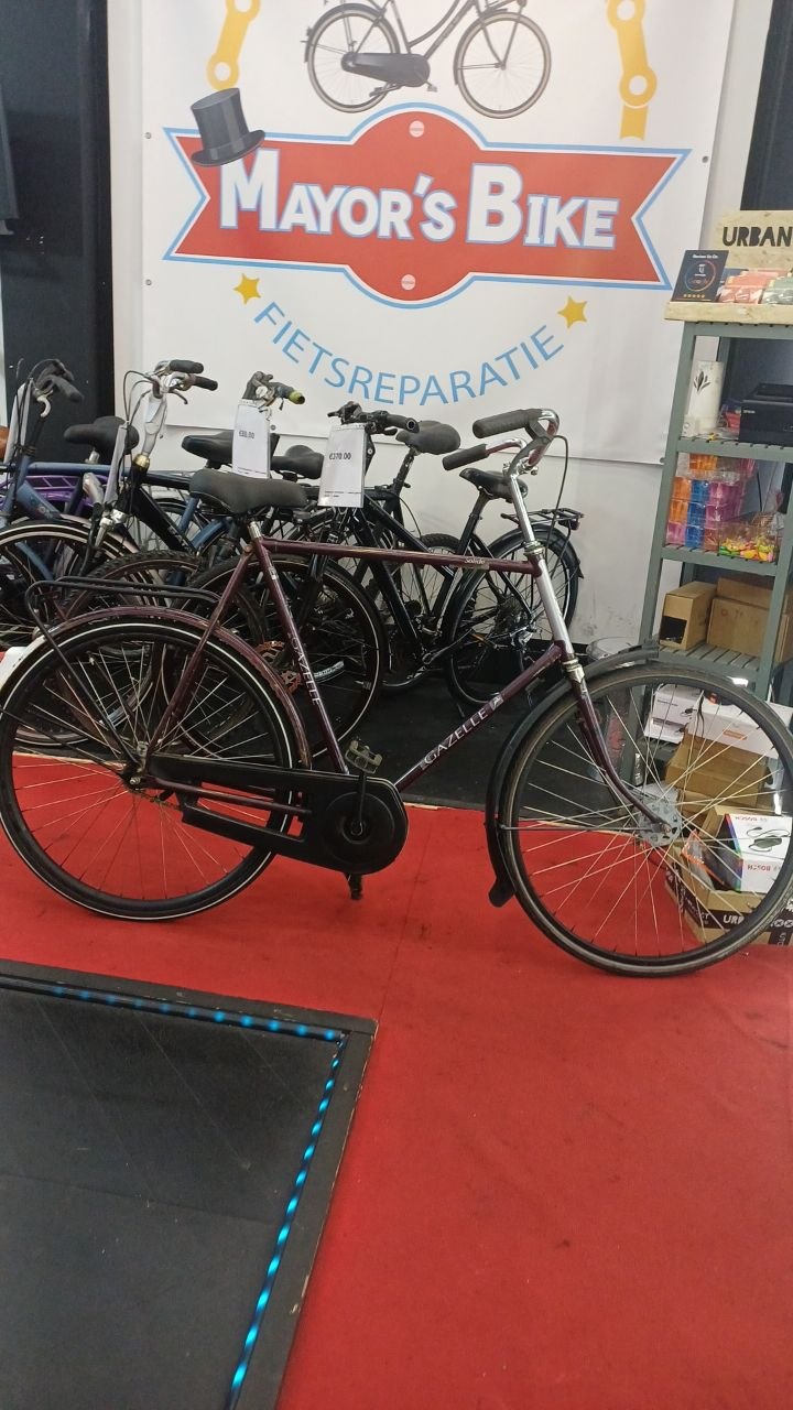 GAZELLE Herenfiets + 1 maand garantie, 66 speed