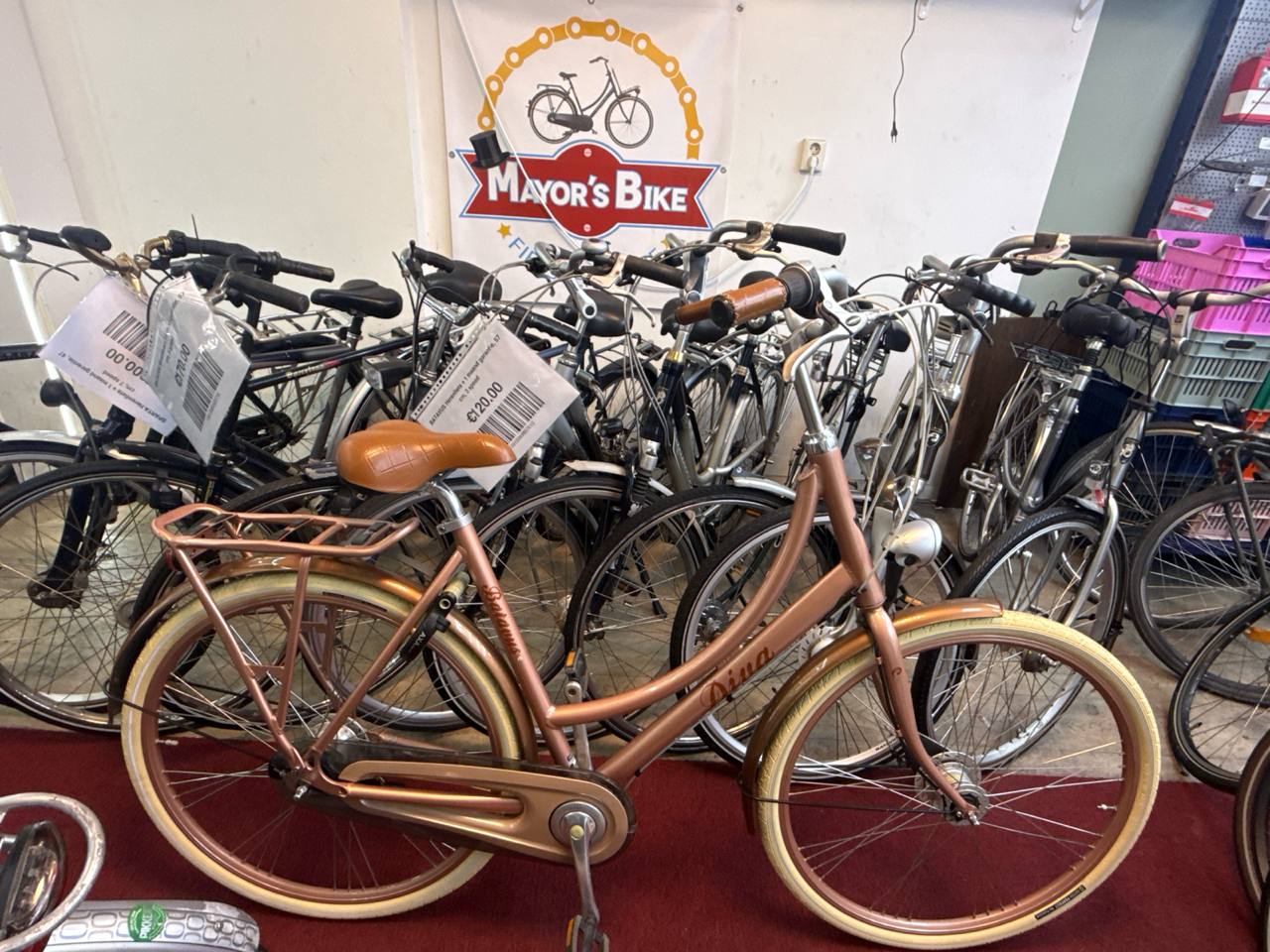 DIMA Damesfiets + 1 maand garantie, 57 cm, 7 speed