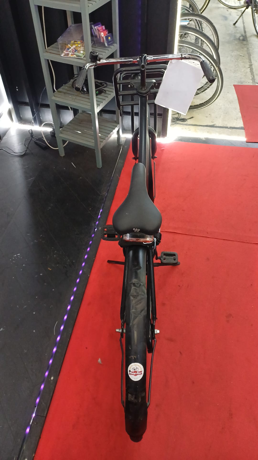 OMA dames fiets padel brake en double lock with one month garantic 54 cm