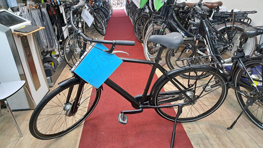 BLACK Herenfiets + een maand garantie,56CM