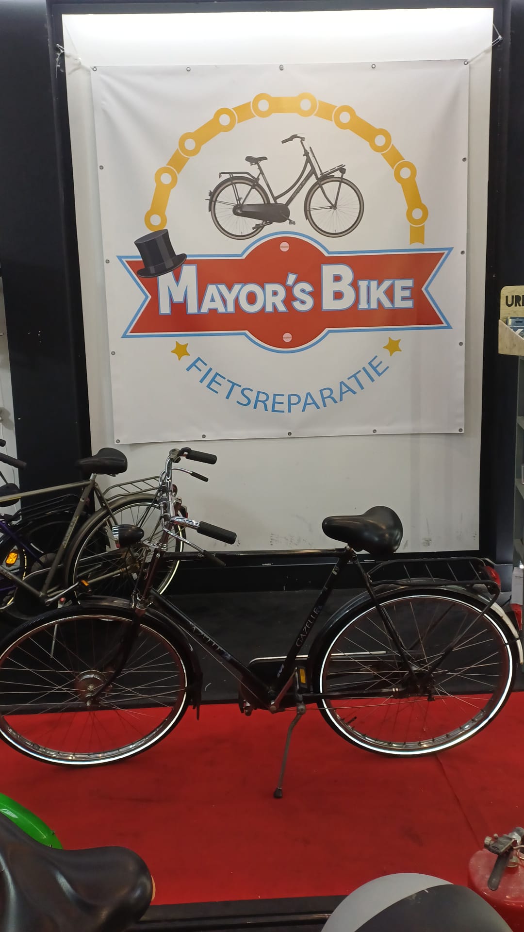 GAZELLE heren fiets 3 gaers with one moth garantic 65 cm