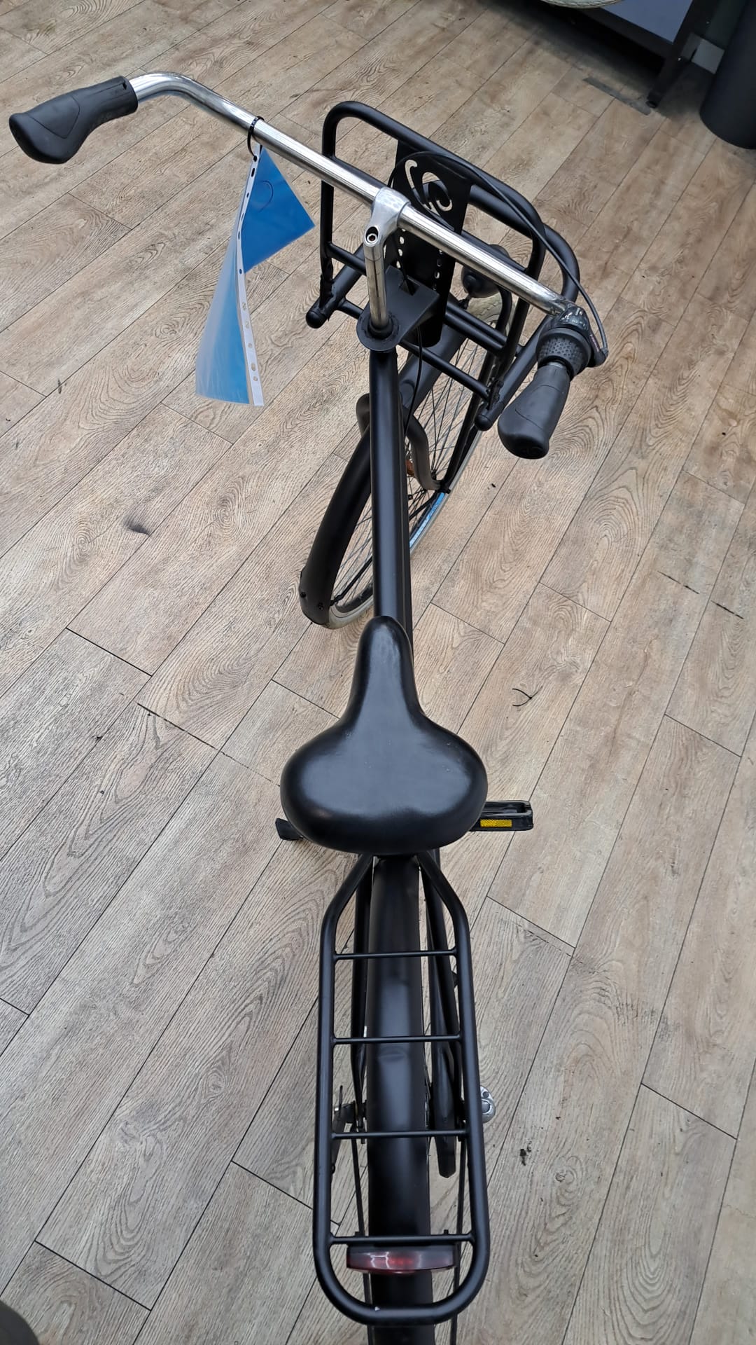 ZWART Herenfiets + een maand garantie,50CM