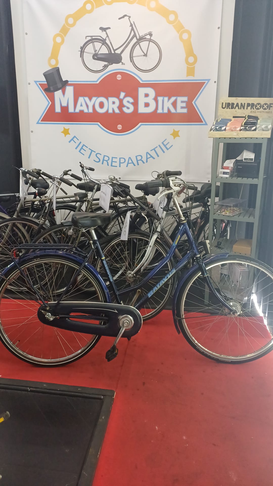 batavusdames met een maand garantie 3 gears/53cm