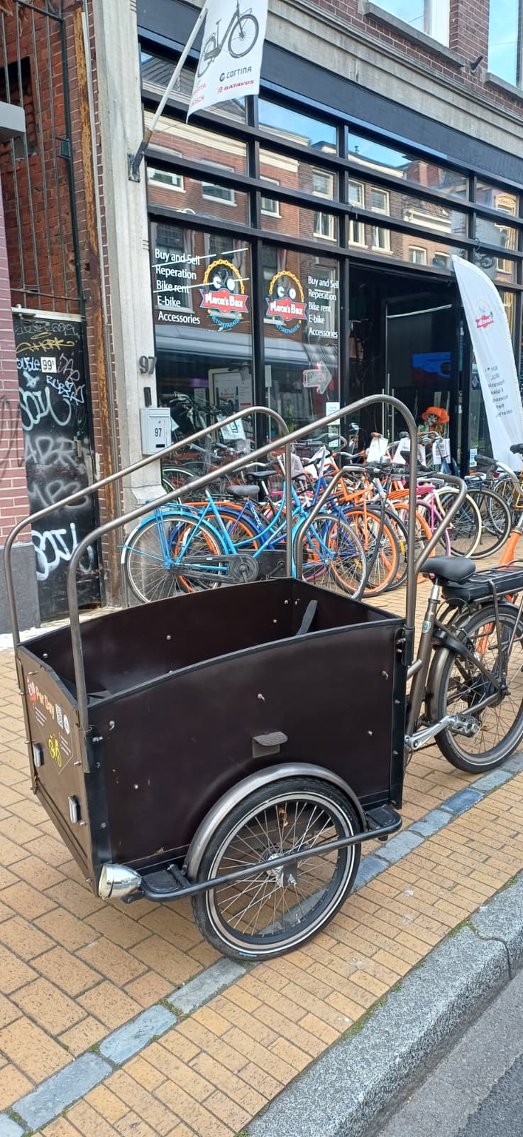 E-Bakfiets VOUGE 7 versnelling met een mand garantie