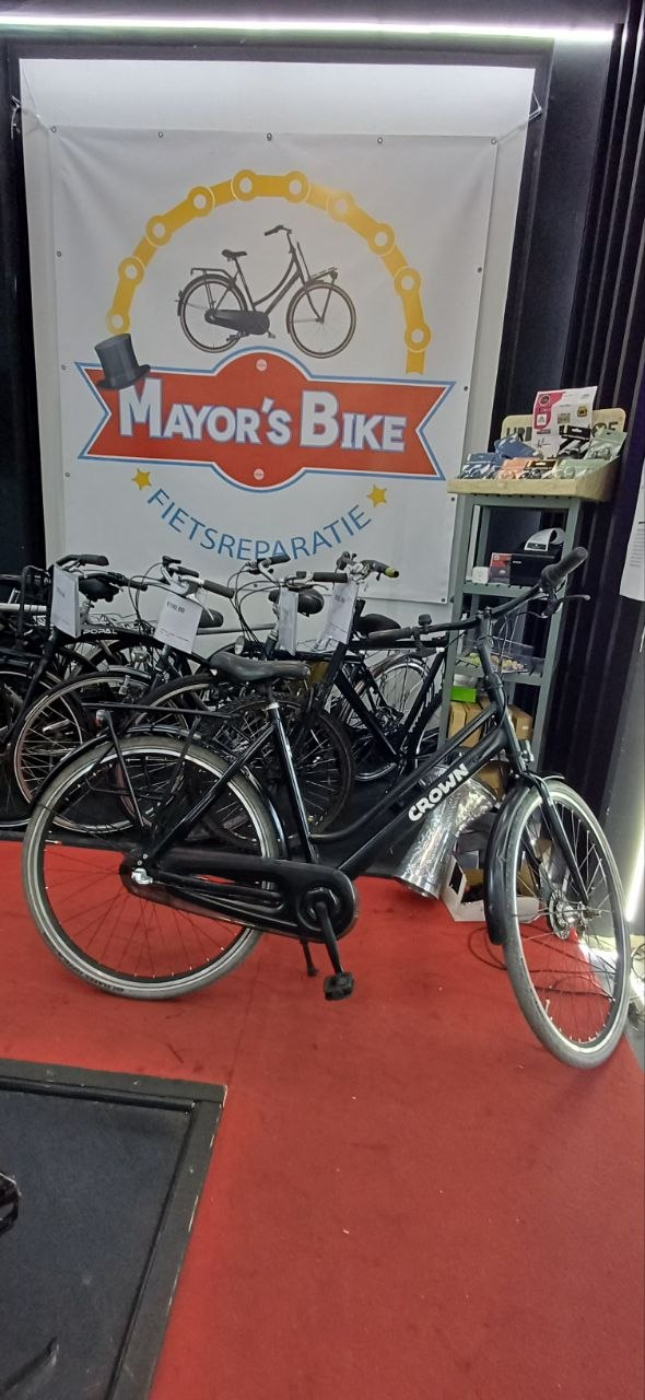 CROWN Damesfiets + 1 maand garantie, 54 cm, 3 speed