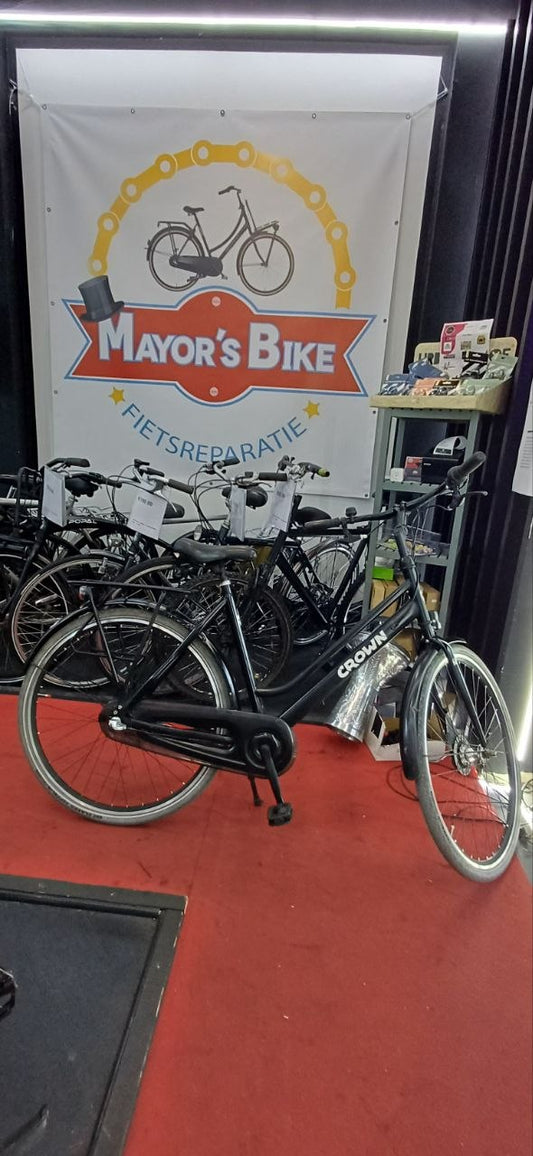 CROWN Damesfiets + 1 maand garantie, 54 cm, 3 speed