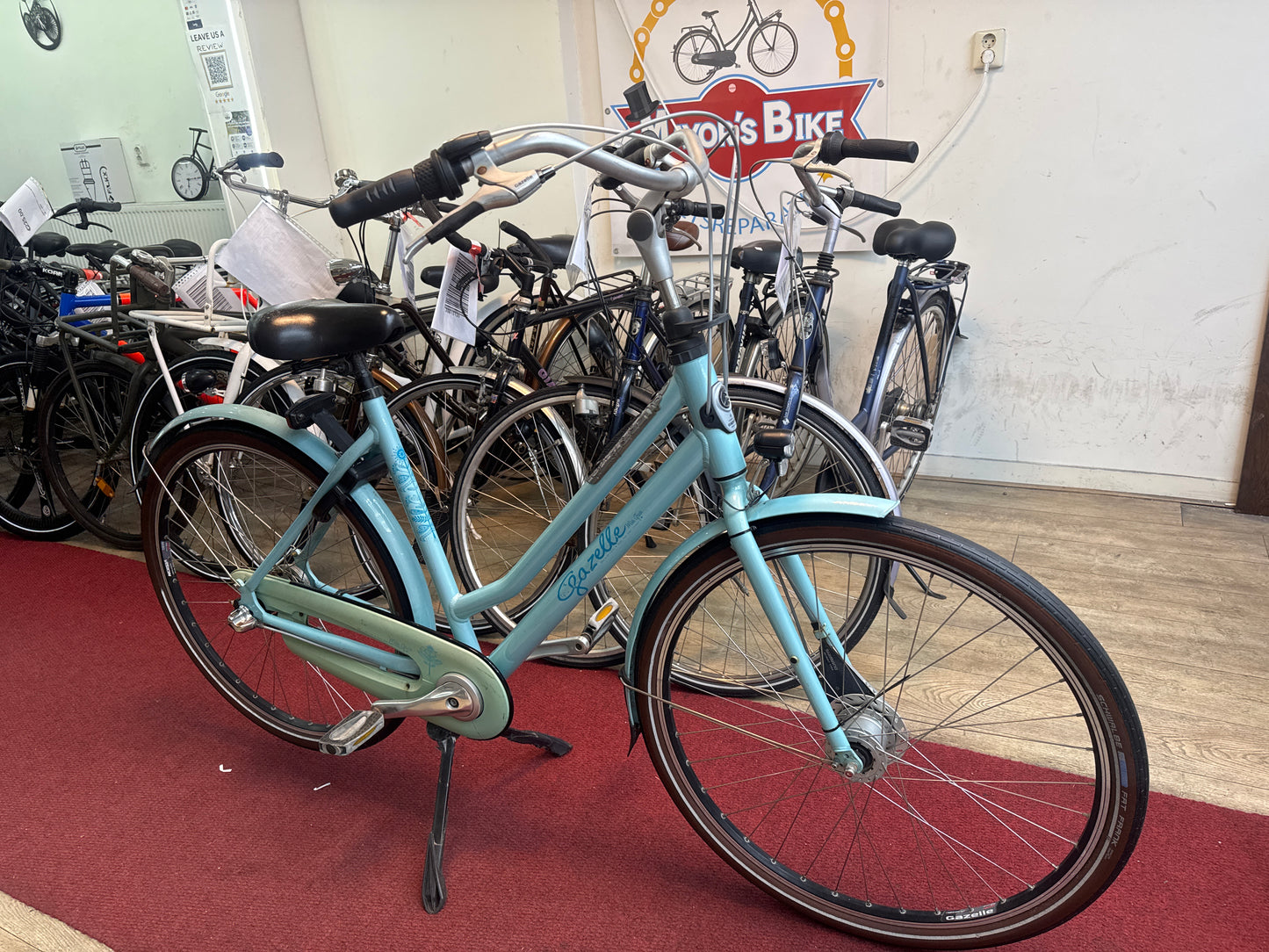GAZELLE Damesfiets + 1 maand garantie, 55, 3 speed