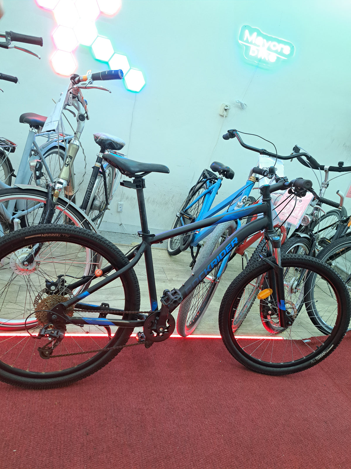 ROCKRIDER Herenfiets + 1 maand garantie, 44 cm, 9 speed