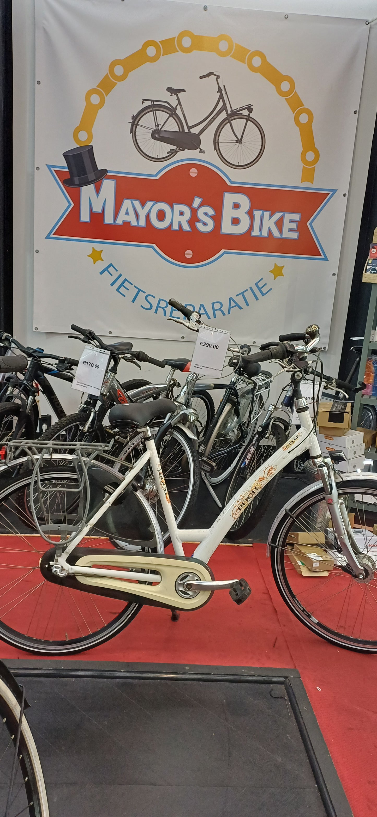 PUSH Damesfiets + 1 maand garantie, 56, 3 speed