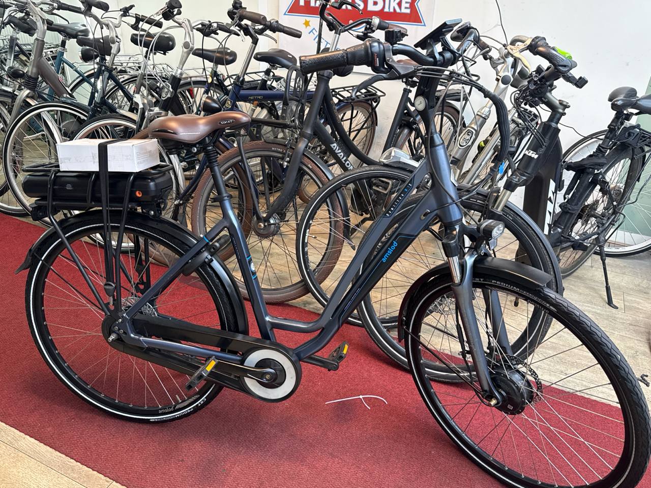 AMSLOD E-bike + 3 maanden garantie, 52 cm, 7 speed