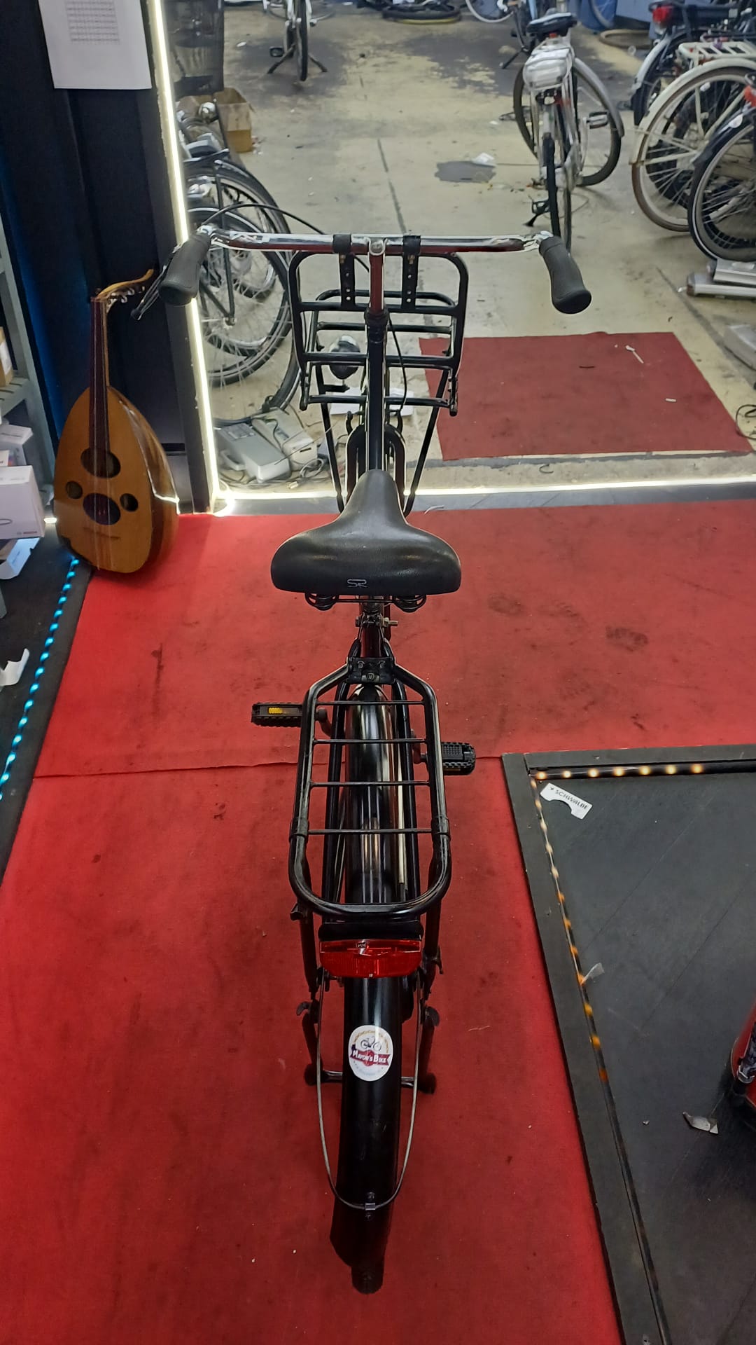 OMA fiets terug trap met een mand garantie 52 cm