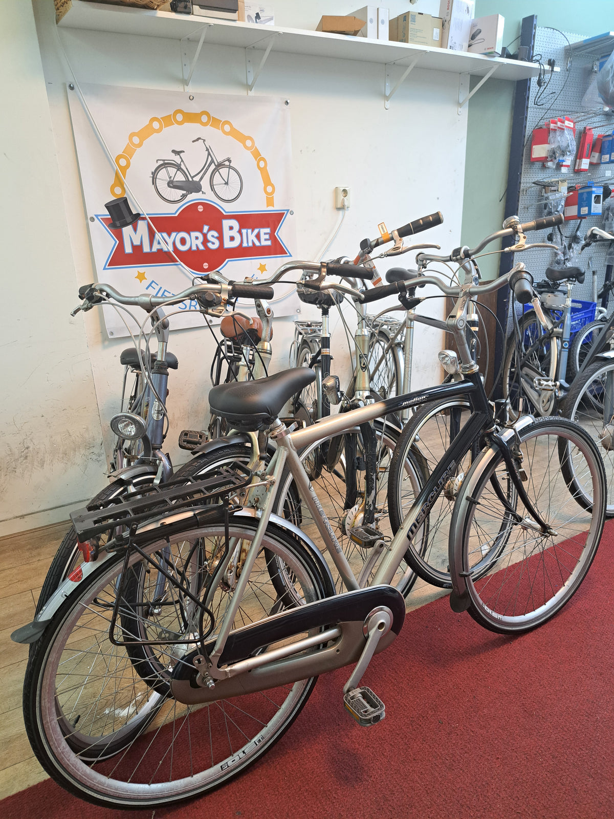 MERCURE Herenfiets + 1 maand garantie, 61 cm, 7 speed