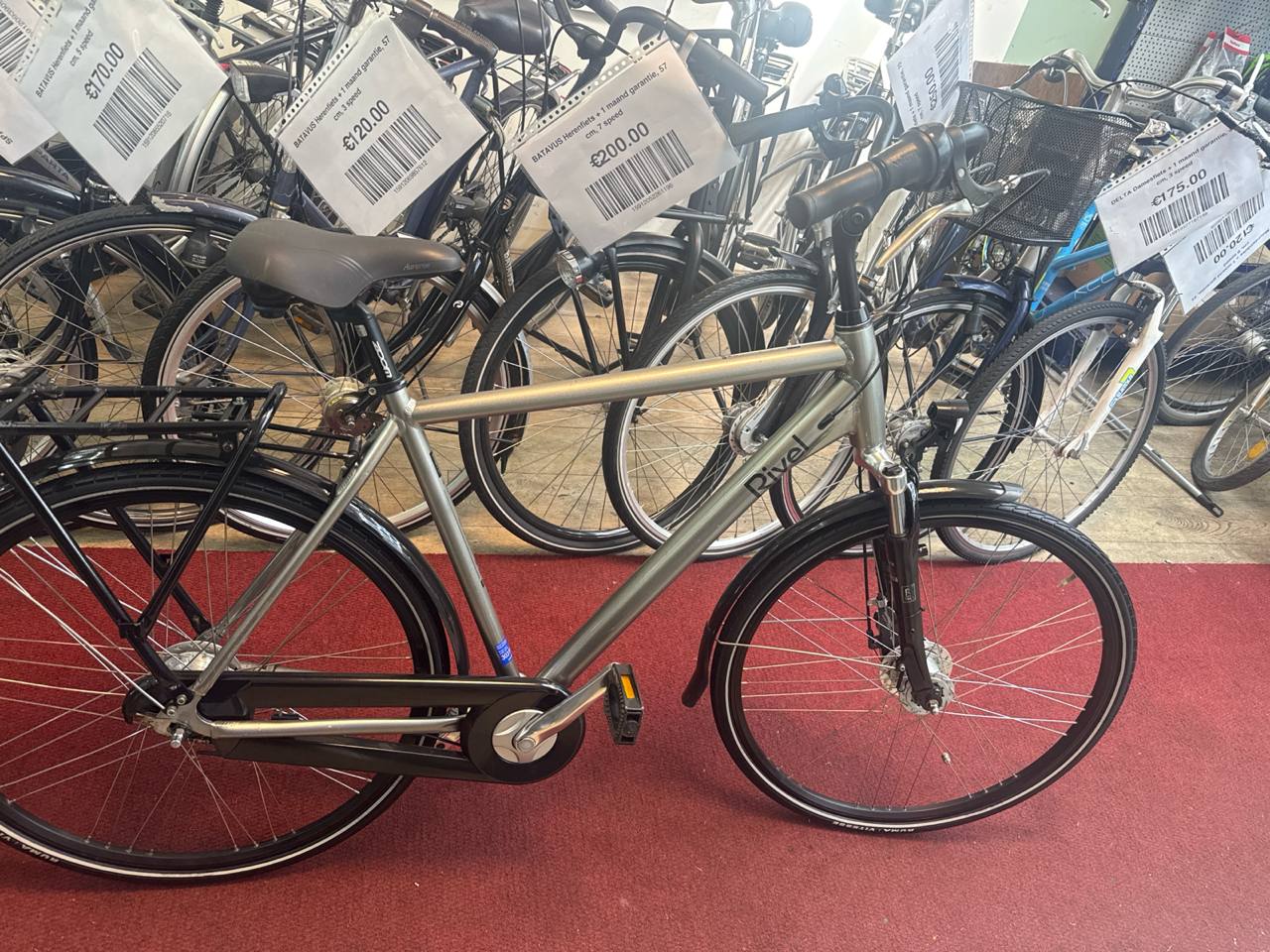 Rivel Herenfiets + 1 maand garantie, 47 cm, 7 speed
