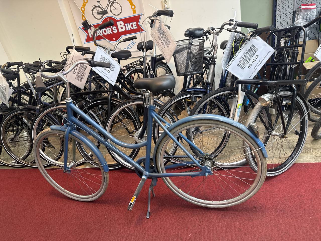 Blue Damesfiets + 1 maand garantie, 47 cm, 3 speed