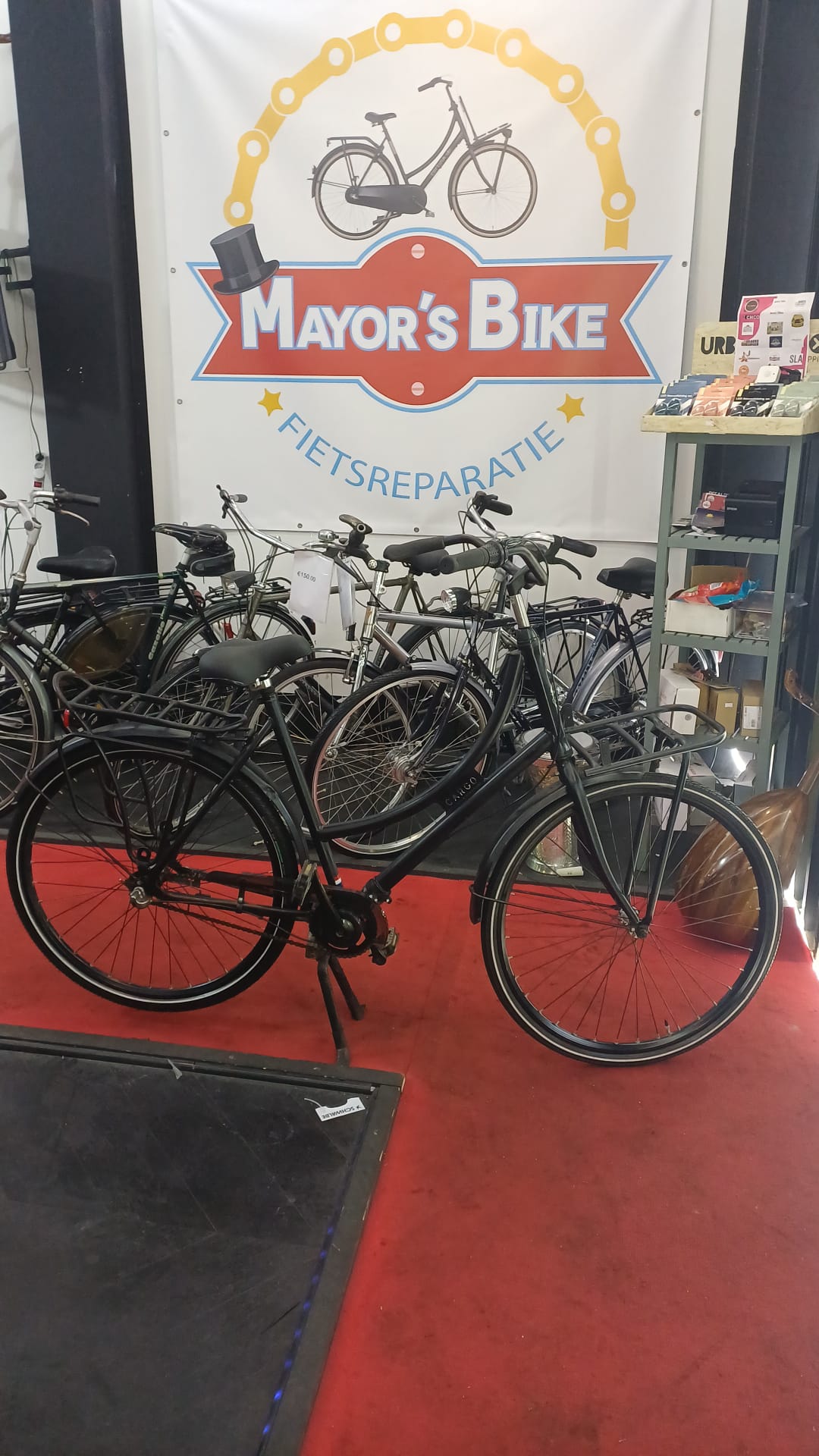 OMA fiets 3 versnelling met een mand garantie 57 cm