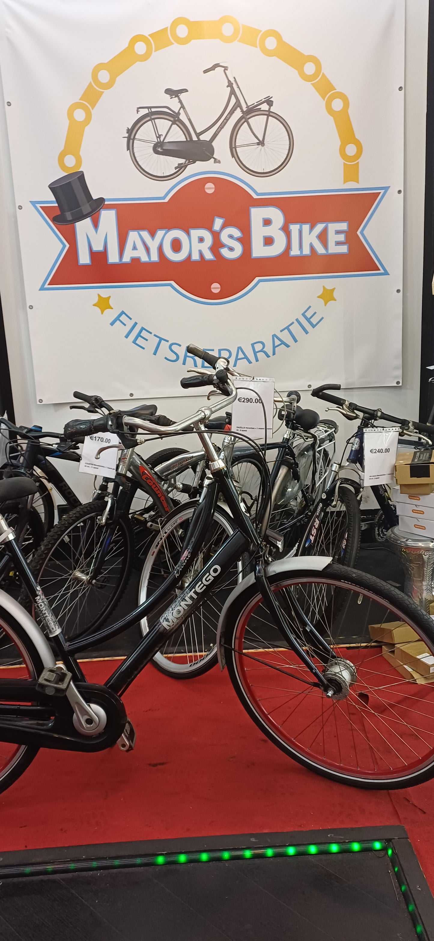 MONTEGO Damesfiets + 1 maand garantie, 54 cm, 3 speed